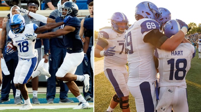 Hart had more than 200 catches and 20 TDs in his Georgia State career.